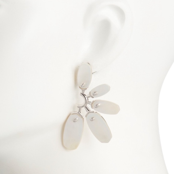 Kendra Scott NWT Ashlyn Statement Shell Earrings - Picture 3 of 5